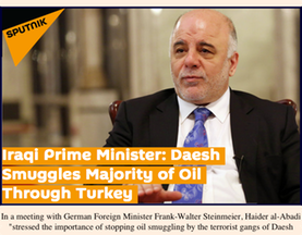 Hotspot 2- Iraqi Prime Minister- Daesh Smuggles Majority of Oil Through Turkey