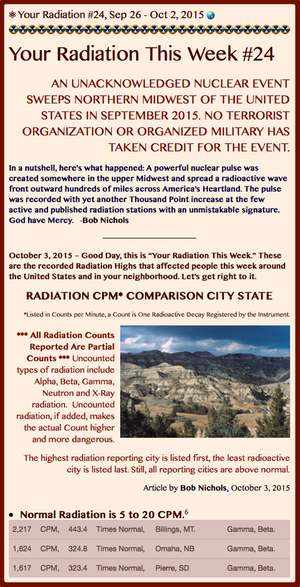 TITLE- Your Radiation #24, Sep 26 - Oct 2, 2015
