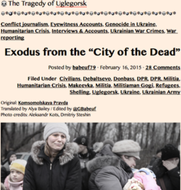 TITLE PLATE- 20150216 The Tragedy of Uglegorsk